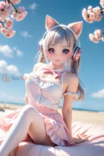 80cm / 2ft7 Large Bust Anime TPE Mini Sex Doll – Sierra - Image 4