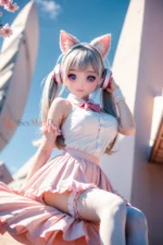80cm / 2ft7 Large Bust Anime TPE Mini Sex Doll – Sierra - Image 6