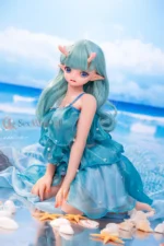 80cm / 2ft7 Large Bust Anime TPE Mini Sex Doll – Willow - Image 12