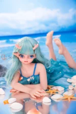 80cm / 2ft7 Large Bust Anime TPE Mini Sex Doll – Willow - Image 13