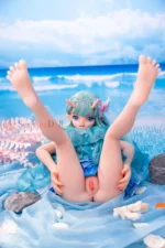 80cm / 2ft7 Large Bust Anime TPE Mini Sex Doll – Willow - Image 16
