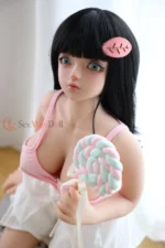 80cm / 2ft7 Large Bust Asian Silicone Mini Sex Doll – Emery
