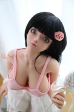 80cm / 2ft7 Large Bust Asian Silicone Mini Sex Doll – Emery - Image 3