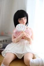 80cm / 2ft7 Large Bust Asian Silicone Mini Sex Doll – Emery - Image 8