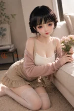 80cm / 2ft7 Large Bust Asian Silicone Mini Sex Doll – Maren - Image 2