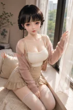80cm / 2ft7 Large Bust Asian Silicone Mini Sex Doll – Maren - Image 7