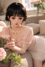 80cm / 2ft7 Large Bust Asian TPE Mini Sex Doll – Celeste - Image 3