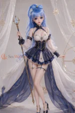 80cm / 2ft7 Large Bust Japanese Silicone Mini Sex Doll – Scout - Image 7