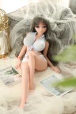 80cm / 2ft7 Large Bust Japanese TPE Mini Sex Doll – Marina - Image 4