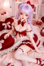 80cm / 2ft7 Large Bust Lifelike Silicone Mini Sex Doll – Mabel