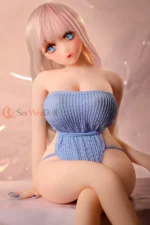 80cm / 2ft7 Large Bust TPE Anime Mini Sex Doll – Brielle - Image 3