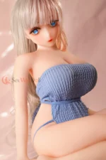 80cm / 2ft7 Large Bust TPE Anime Mini Sex Doll – Brielle - Image 6