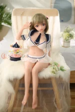 65cm / 2ft2 Small Bust Anime TPE Tiny Sex Doll – Rivera - Image 11