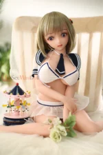 65cm / 2ft2 Small Bust Anime TPE Tiny Sex Doll – Rivera - Image 10