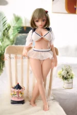 65cm / 2ft2 Small Bust Anime TPE Tiny Sex Doll – Rivera - Image 5