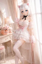 80cm / 2ft7 Large Bust Anime TPE Mini Sex Doll – Etta