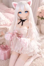 80cm / 2ft7 Large Bust Anime TPE Mini Sex Doll – Etta - Image 6