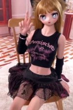 80cm / 2ft7 Large Bust Anime TPE Mini Sex Doll – Phoebe - Image 2