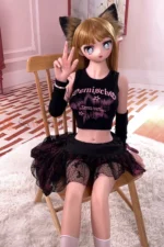 80cm / 2ft7 Large Bust Anime TPE Mini Sex Doll – Phoebe - Image 6